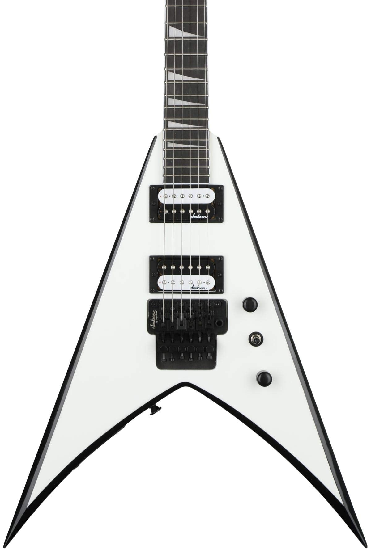 Jackson Js Series King V Js32 - White With Black Bevels